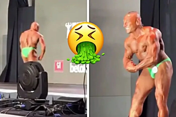 Skandal beim ukrainischen Bodybuilding-Pokal: Einer der Teilnehmer trat zu russischem Rap auf
