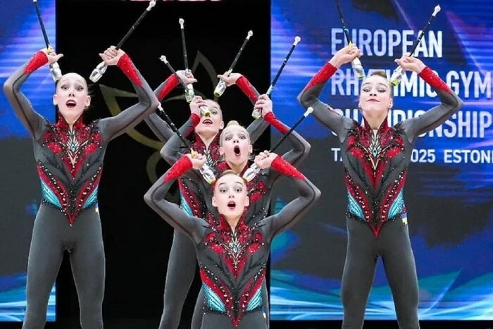 Ukraine wins historic gold at the European Rhythmic Gymnastics Championship