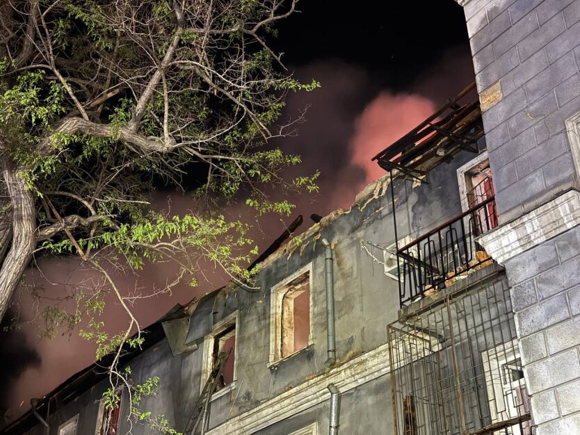 Consequences of the enemy's attack on Odesa