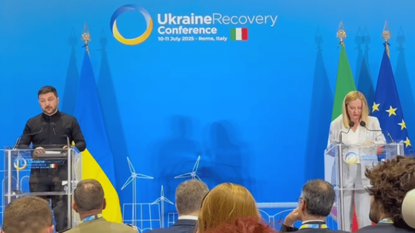 Зеленський і Мелоні узгодили кроки на конференції в Римі