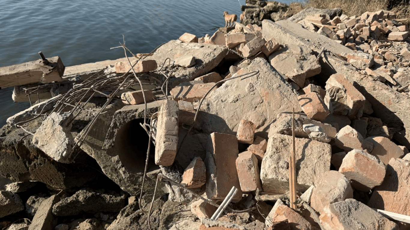 In Odesa region, debris from a destroyed school in Russia was taken to the fortress walls