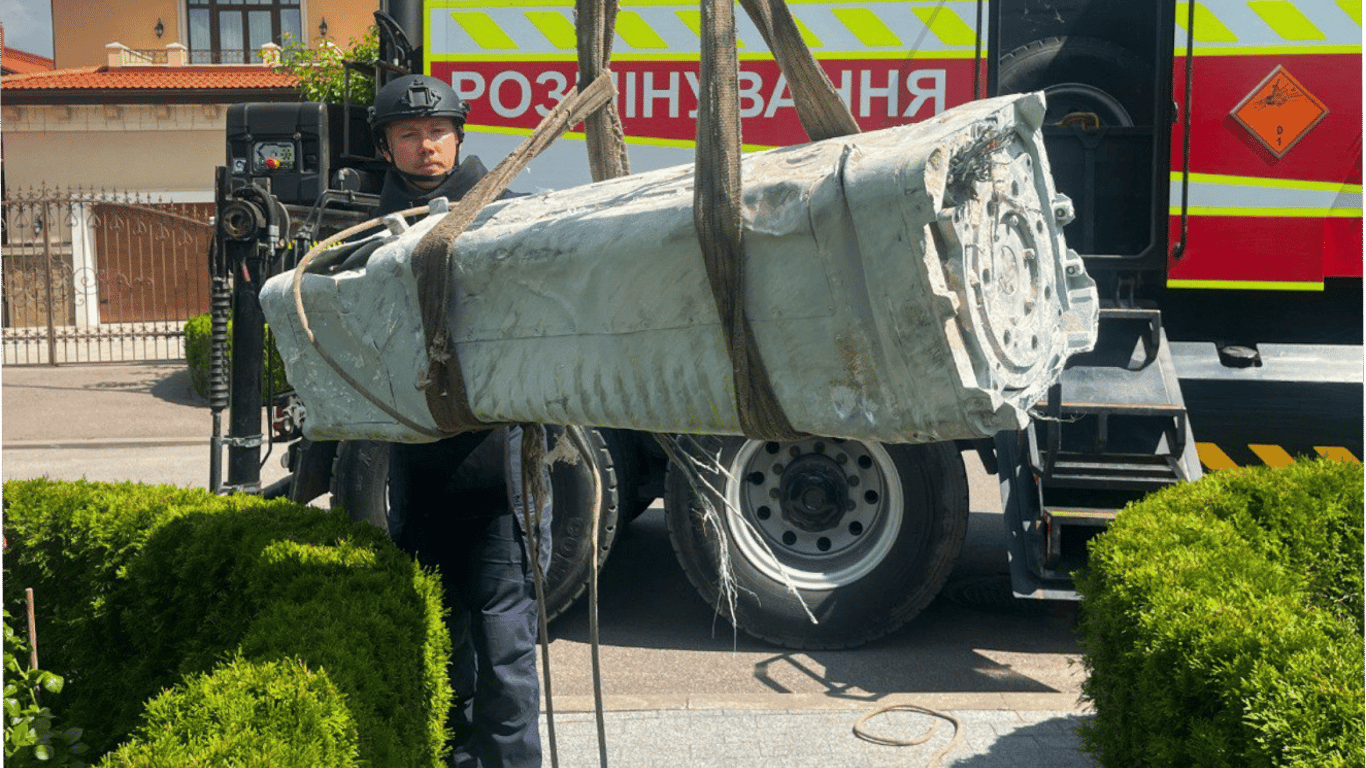 W Kijowie odkryto niewybuchającą głowicę rakiety
